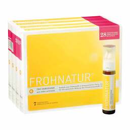 Abbildung: Frohnatur Pro Serotonin Trinkfläschchen mit Kapseln 28 St, Trinkampullen PZN 17836607