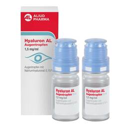 Abbildung: Hyaluron AL Augentropfen 1,5 mg / ml 2X10 ml, Augentropfen PZN 17844653