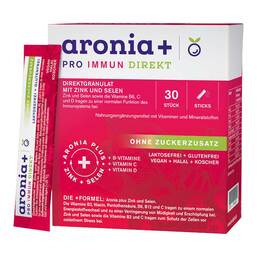 Abbildung: Aronia + Pro Immun direkt Direktgranulat Sticks 30 St, Granulat PZN 17846652