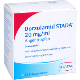 Abbildung: Dorzolamid STADA 20 mg / ml Augentropfen 6X5 ml, Augentropfen PZN 17848823