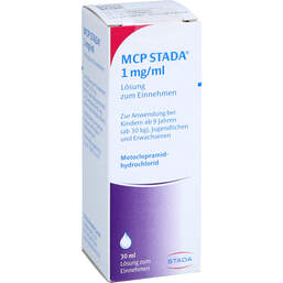 Abbildung: MCP STADA 1 mg / ml Lösung zum Einnehmen 30 ml, Lösung zum Einnehmen PZN 17848964