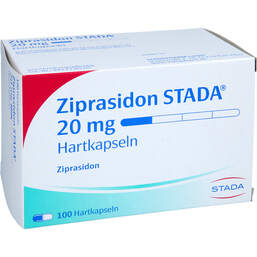 Abbildung: Ziprasidon STADA 20 mg Hartkapseln 100 St, Hartkapseln PZN 17849030