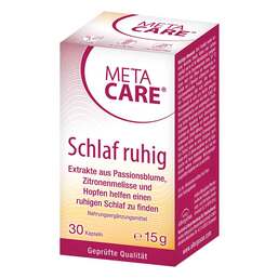 Abbildung: Meta Care Schlaf ruhig Kapseln Kapseln, 30 St PZN 17855007