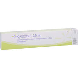 Abbildung: Kyleena 19,5 mg intrauterin.Wirkstofffreisetz.System 1X1 St, Intrauterinpessar PZN 17863343