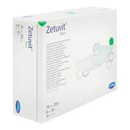 Abbildung: Zetuvit Plus extrastarke Saugkompr.steril 15x20 cm 10 St, Kompressen PZN 17868079