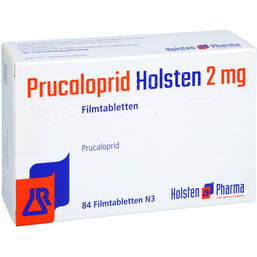 Abbildung: Prucaloprid Holsten 2 mg Filmtabletten 84 St, Filmtabletten PZN 17869400