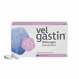 Abbildung: Velgastin® Blähungen Kautabletten 20 St, Kautabletten PZN 17869736