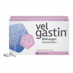 Abbildung: Velgastin® Blähungen Kautabletten 50 St, Kautabletten PZN 17869742