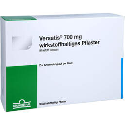 Abbildung: Versatis 700 mg wirkstoffhaltiges Pflaster 30 St, Pflaster PZN 17870018