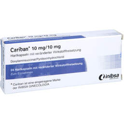 Abbildung: Cariban 10 mg / 10 mg Hartkapseln mit veränderter Wirkstofffreisetzung 24 St, Hartkapseln mit veränderter Wirkstofffreisetzung PZN 17872299