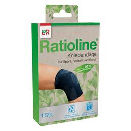 Abbildung: Ratioline Kniebandage Größe L 1 St, Bandage PZN 17872879