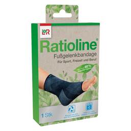 Abbildung: Ratioline Fußgelenkbandage Größe M 1 St, Bandage PZN 17872916