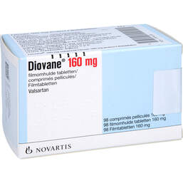 Abbildung: Diovan 160 mg protect Filmtabletten 98 St, Filmtabletten PZN 17874105