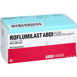 Abbildung: Roflumilast Abdi 500 Mikrogramm Filmtabletten 90 St, Filmtabletten PZN 17874660