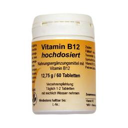Abbildung: Vitamin B12 Hochdosiert Tabletten 60 St, Tabletten PZN 17876854