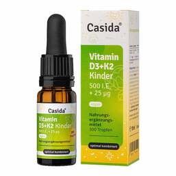 Abbildung: Vitamin D3 K2 Tropfen Kinder vegan 10 ml, Tropfen PZN 17881217