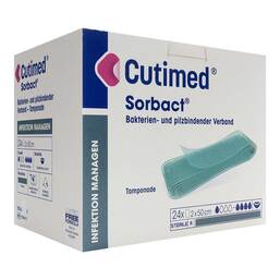 Abbildung: Cutimed Sorbact Tamponaden 2x50 cm 24 St, Tamponaden PZN 17881677