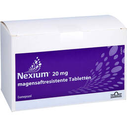Abbildung: Nexium 20 mg magensaftresistente Tabletten 90 St, Tabletten magensaftresistent PZN 17883541