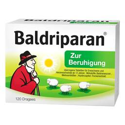 Abbildung: Baldriparan zur Beruhigung überzogene Tabletten 120 St, Überzogene Tabletten PZN 17884339