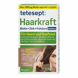 Abbildung: Tetesept Haarkraft Depot Intens Tabletten 30 St, Tabletten PZN 17885014