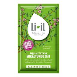 Abbildung: LI-IL Badesalz Thymian Erkältungszeit 80 g, Bad PZN 17885853