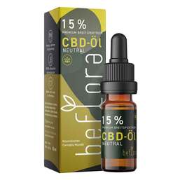 Abbildung: Cbd Öl 15% Neutral Premium Breitspektrum Mundöl Öl, 10 ml PZN 17887131