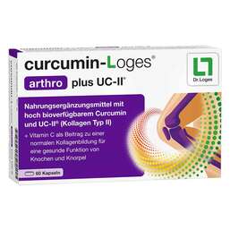 Abbildung: Curcumin-Loges arthro plus UC-II Kapseln 60 St, Kapseln PZN 17887295
