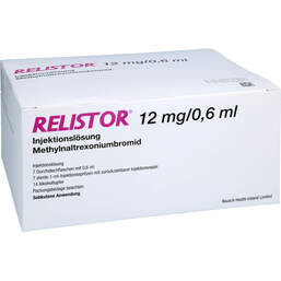 Abbildung: Relistor 12 mg / 0,6 ml Injektionslösung Durchstechflasche  7 St, Injektionslösung PZN 17888076