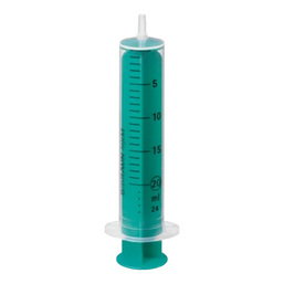 Abbildung: Injekt Solo Spritze 20 ml Luer exzentrisch PVC-frei  100X20 ml, Spritzen PZN 17888254