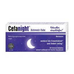 Abbildung: Cefanight Schmelz-Tabs 20 St, Schmelztabletten PZN 17888277
