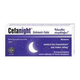 Abbildung: Cefanight Schmelz-Tabs Schmelztabletten, 60 St PZN 17888283