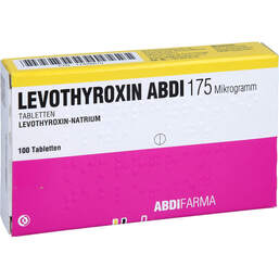 Abbildung: Levothyroxin Abdi 175 Mikrogramm Tabletten 100 St, Tabletten PZN 17888610