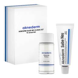 Abbildung: Aknederm Salbe Neu Classic-Set Salbe + Tinkt.normales Haar 1 P, Kombipackung PZN 17899683