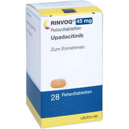 Abbildung: Rinvoq 45 mg Retardtabletten 28 St, Retard-Tabletten PZN 17903120