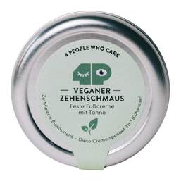 Abbildung: Veganer Zehenschmaus Fußcreme mit Tanne Creme, 40 g PZN 17904651