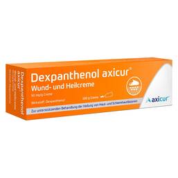 Abbildung: Dexpanthenol axicur® Wund- und Heilcreme 100 g, Creme PZN 17916832