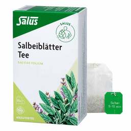 Abbildung: Salbeiblätter Tee Bio Salus Filterbeutel 15 St, Filterbeutel PZN 17916890