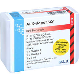 Abbildung: Alk-depot SQ 801 Bienengift Flex 2 2X5 ml, Injektionssuspension PZN 17924010