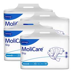 Abbildung: Molicare Slip 6 Tropfen Größe XS 4X30 St PZN 17925386