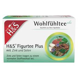 Abbildung: H&S Figurtee Plus mit Zink und Selen Filterbeutel Filterbeutel, 20X1.5 g PZN 17926581