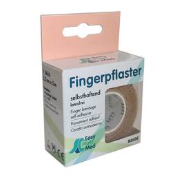 Abbildung: UM Easyplast Fingerpflaster selbsth.2,5 cmx5 m beige 1 St, Pflaster PZN 17929125