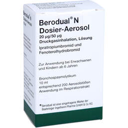 Abbildung: Berodual N Dosieraerosol 20 µg / 50 µg 10 ml, Dosieraerosol PZN 17931079