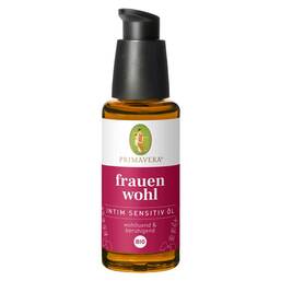 Abbildung: Frauenwohl Intim sensitiv Öl Bio 30 ml, Einreibung PZN 17932185