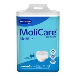 Abbildung: Molicare Premium Mobile 6 Tropfen Größe L 14 St, Beutel PZN 17936473