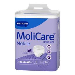 Abbildung: Molicare Premium Mobile 8 Tropfen Größe S 14 St, Beutel PZN 17936527