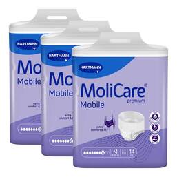 Abbildung: Molicare Premium Mobile 8 Tropfen Größe M 3X14 St PZN 17936562