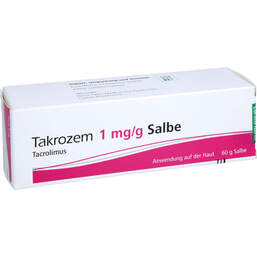 Abbildung: Takrozem 1 mg / g Salbe 60 g, Salbe PZN 17942048