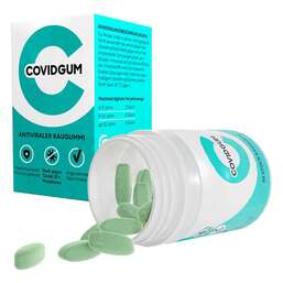 Abbildung: Covidgum antiviraler Kaugummi Kaugummi, 30 St PZN 17944372