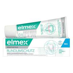 Abbildung: Elmex Sensitive Plus Rundumschutz Zahnpasta 75 ml, Zahnpasta PZN 17945526