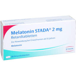 Abbildung: Melatonin STADA 2 mg Retardtabletten 30 St, Retard-Tabletten PZN 17946224